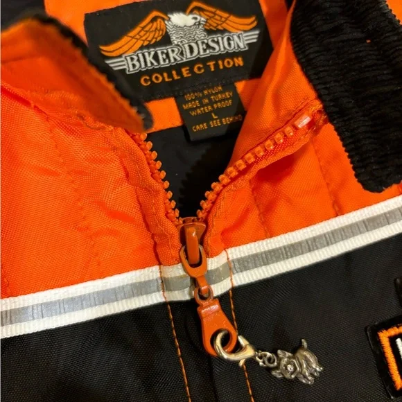 Vintage Biker Jacket With Harley-Davidson Patches - Picture 5 of 5